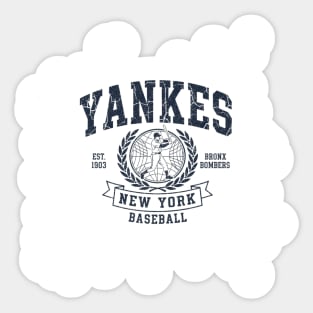 Yankees Vintage Baseball Sticker